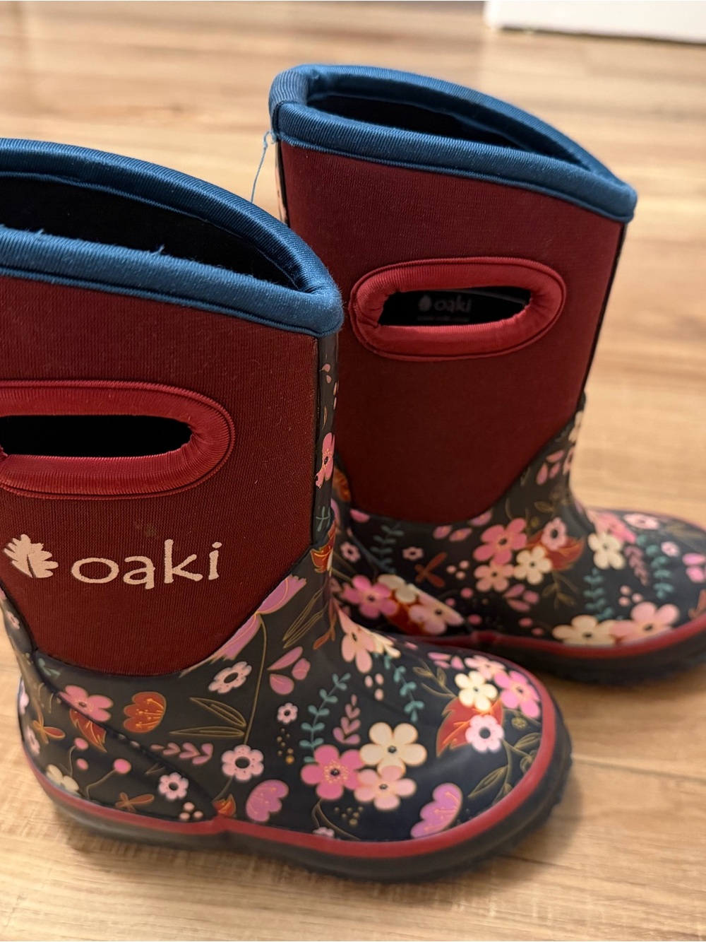OAKI Kids Floral insulated Boots